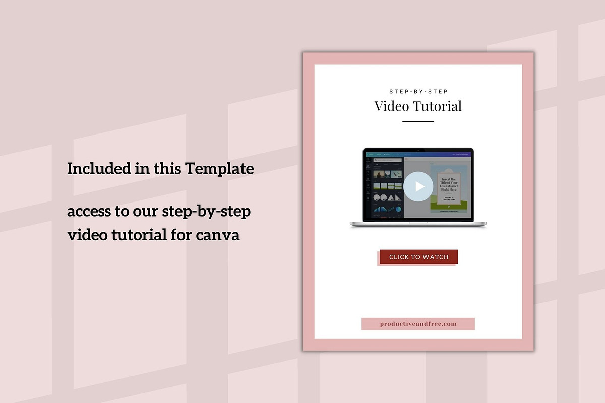 One Page Media Kit in Pink preview 6