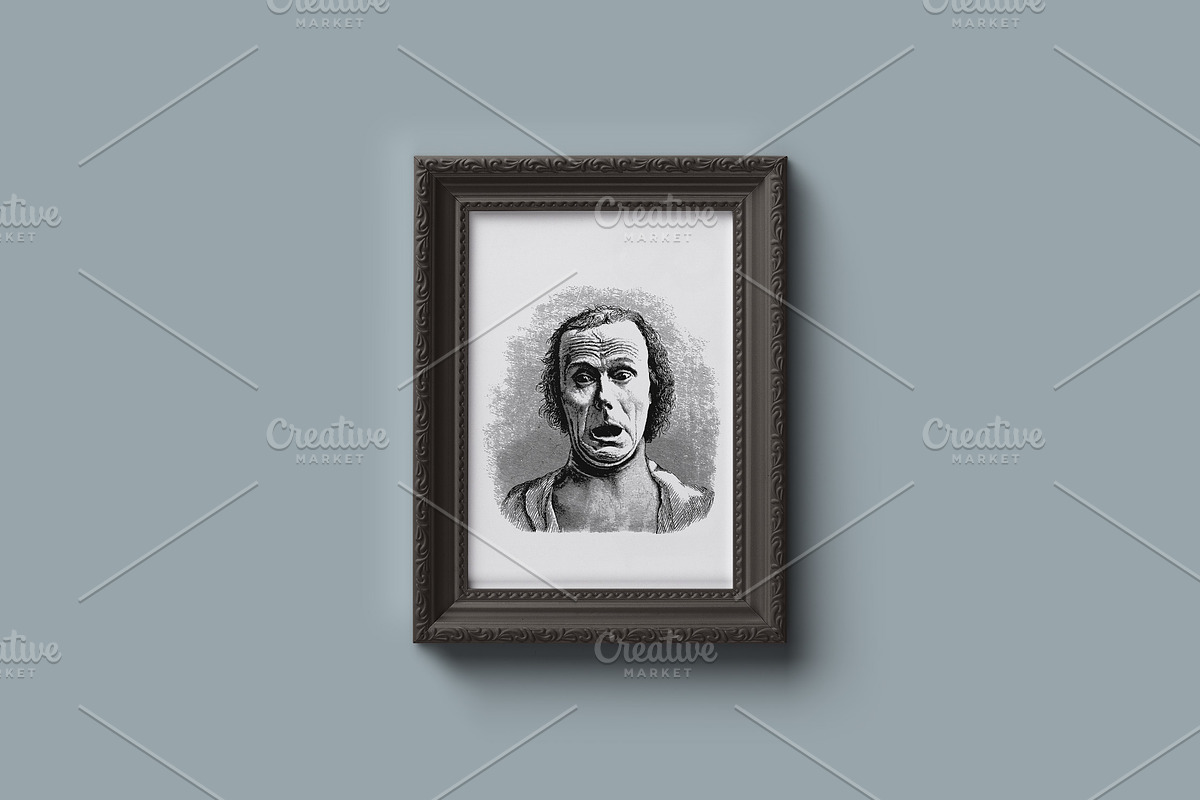 Vintage Male Portraits, a Decorative Illustration by TheBlackPixelCo (Photo 5 of 7)