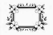 Elegant Floral Frame Bundle, an Illustration by Creativeshirt (Thumbnail 6 of 7)