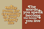 Rush Funky - Retro Serif Font, a Serif Font by HansCo Studio (Thumbnail 5 of 11)