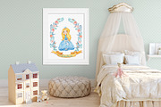 Little Princess watercolor, an Illustration by MitrushovaArt (Thumbnail 4 of 6)