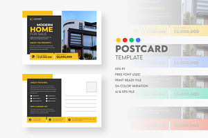 Real Estate Postcard template design, a Card Template by Tanmoy Topu