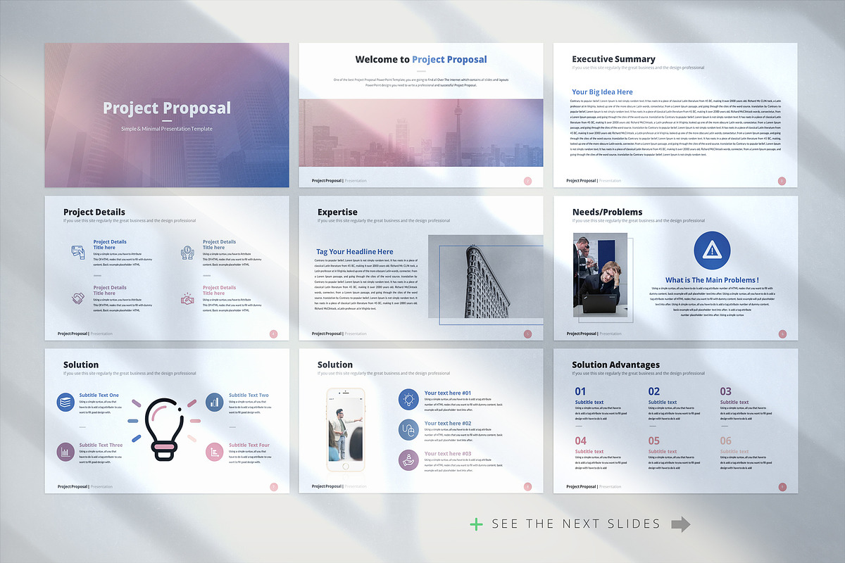 Project Proposal Google Slides, a Presentation Template by WhiteGraphic (Photo 5 of 12)