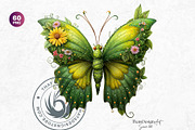 Fantasy Elemental Butterfly Cliparts, an Animal Illustration by ThatsDesignArt (Thumbnail 5 of 10)