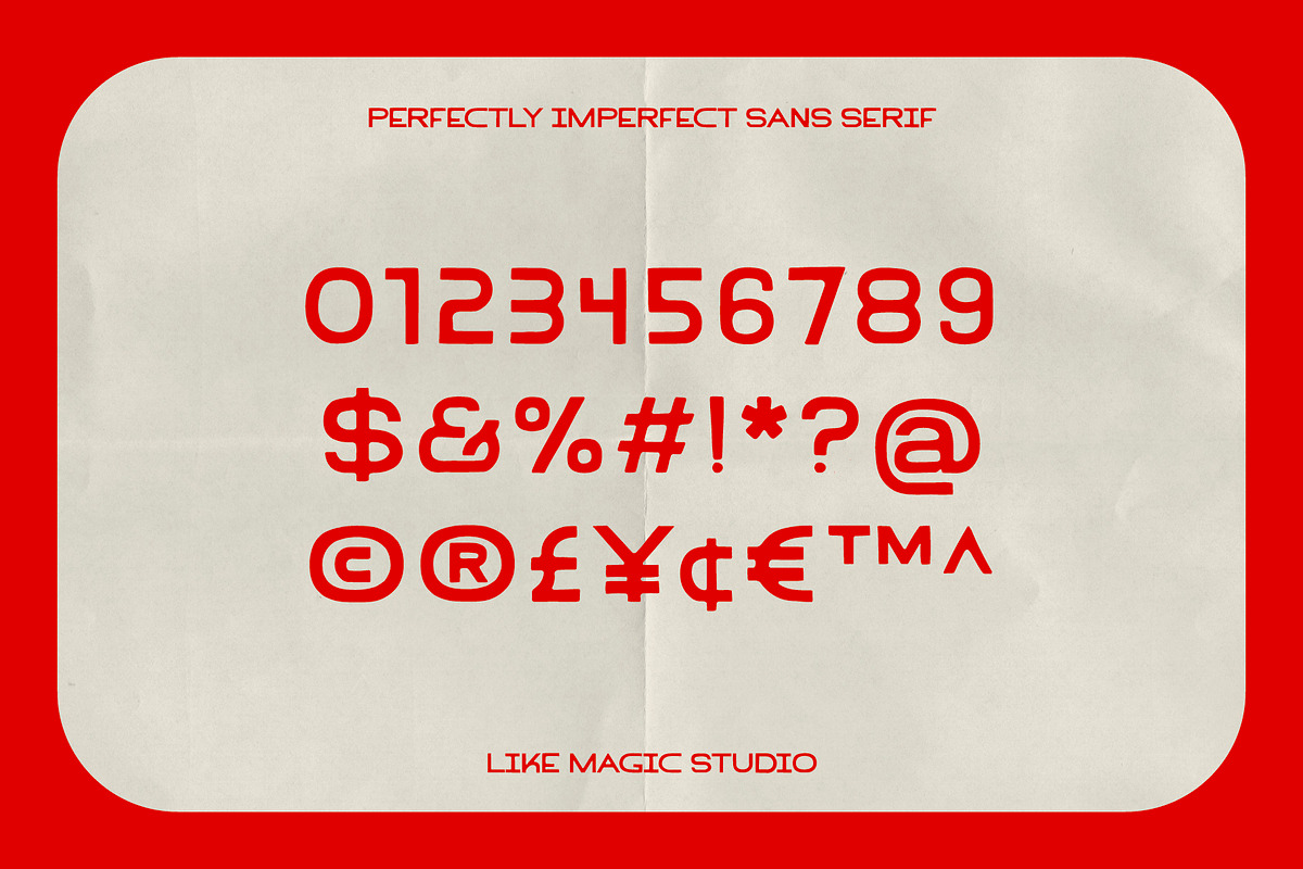 Rebel - An Imperfect Sans Serif, a Sans Serif Font by Like Magic Studio (Photo 6 of 10)