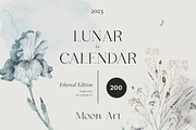 2023 LUNAR CALENDAR Ethereal Edition, a Decorative Illustration by Lana Elanor (Thumbnail 1 of 17)