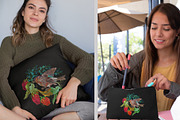 Strawberry and bird, a Decorative Illustration by Matrioshka (Thumbnail 4 of 8)