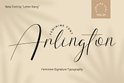 Arlington | Feminine Font, a Script Font by Lightsense (Thumbnail 12 of 12)