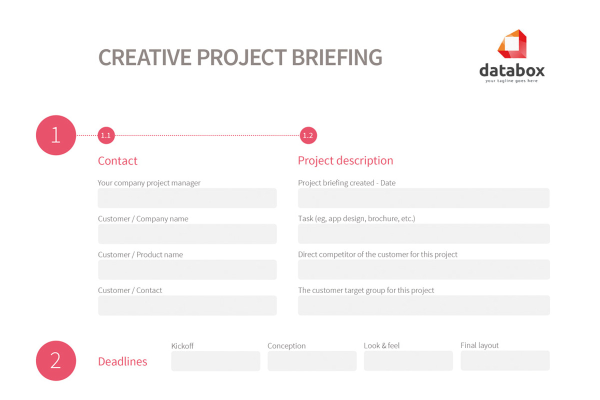 Creative Project Briefing, a Stationery Template by GoodDesignCreation (Photo 3 of 4)