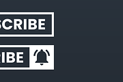 YouTube Subscribe Button icon, a Graphic by Vaughn Studios (Thumbnail 6 of 6)