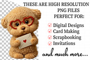 Valentine Fluffy Clipart PNG Bundle, an Illustration by Daily.Designs (Thumbnail 2 of 5)