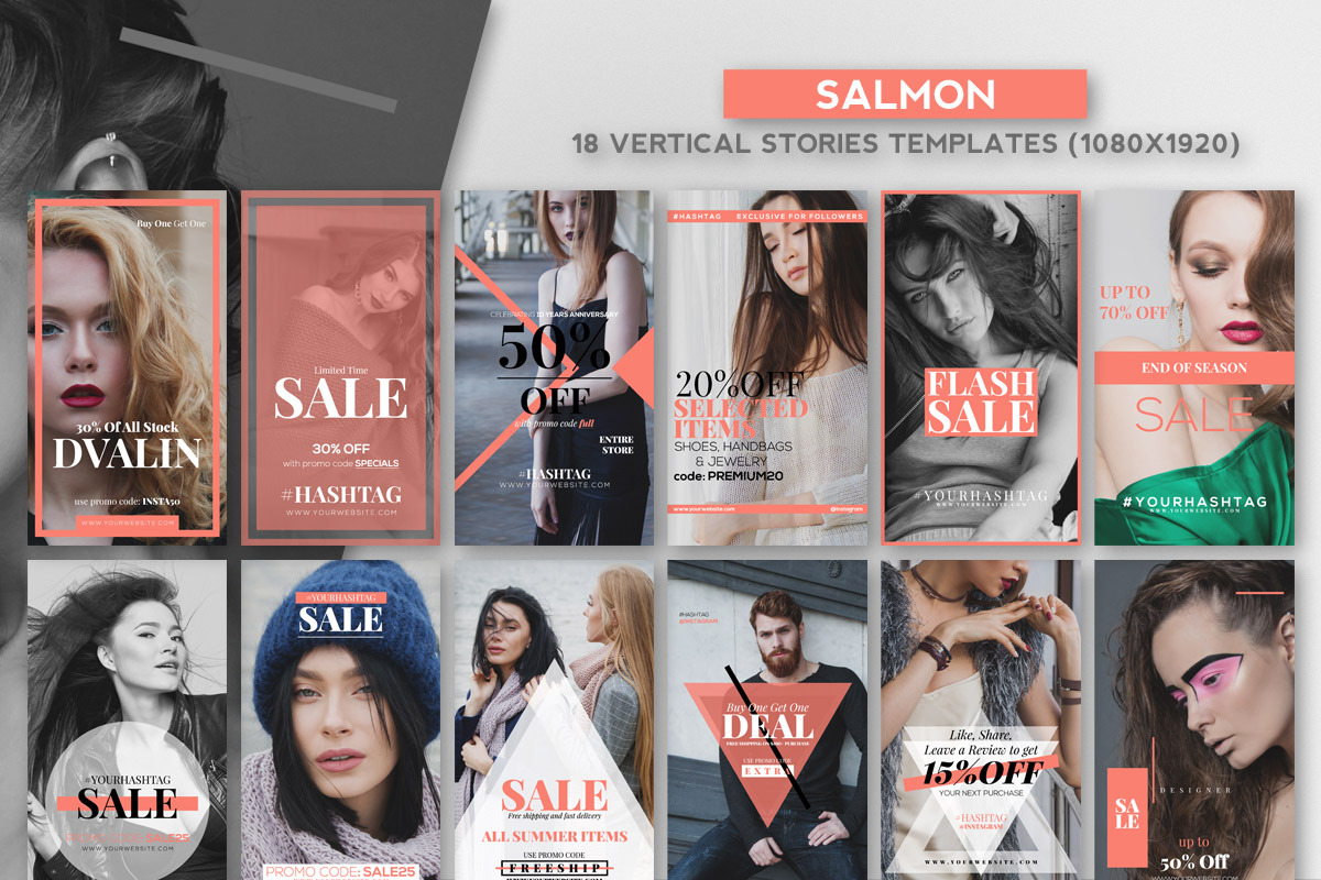 DVALIN - Instagram Stories & Posts, a Social Media Template by RussGFX (Photo 3 of 8)