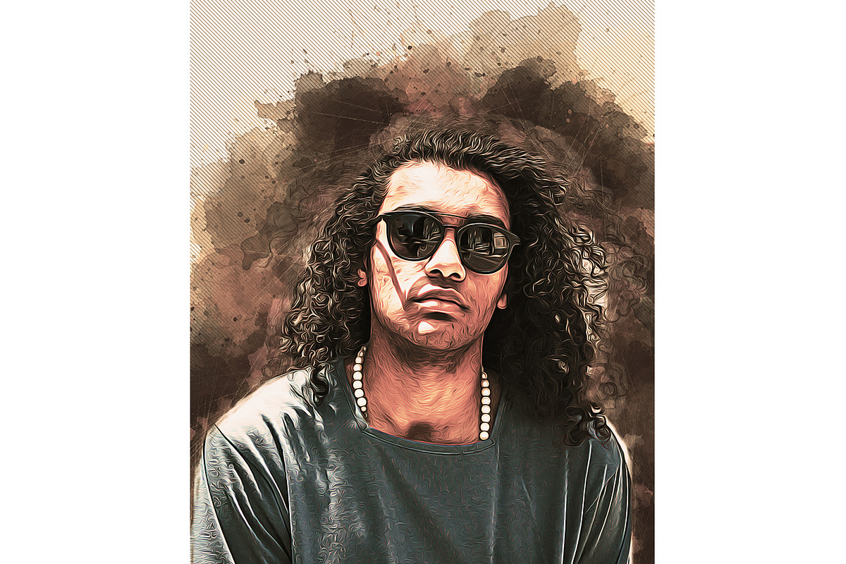Artistic Oil Painting PS Action, an Action Add-On by Studio Retouch (Photo 4 of 11)