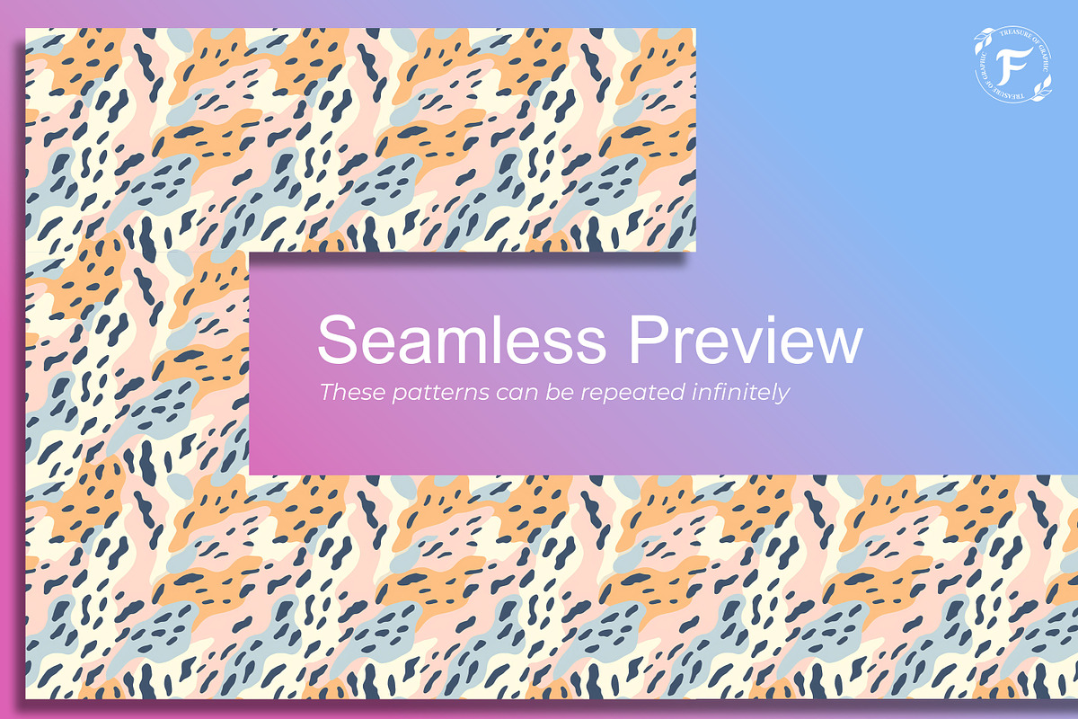 Pastel Animal Print Seamless Pattern, a Pattern Graphic by Forhadx5 (Photo 2 of 7)
