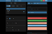 Bootstrap 3.0. theme black&blue skin, a Bootstrap Template by Bootstraptor (Thumbnail 3 of 5)