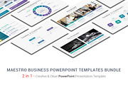 Maestro Business PowerPoint Bundle, a Presentation Template by OceanArt (Thumbnail 1 of 102)
