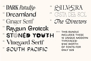 The Modern Font Bundle Vol.5 80% OFF, a Sans Serif Font by Tropical Type (Thumbnail 2 of 43)