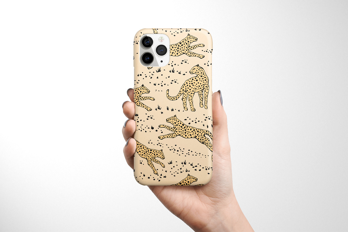 Hand Drawn Wild Leopards, a Wallpaper Graphic by MalyskaStudio (Photo 4 of 17)