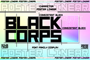 Poster Linear, a Slab Serif Font by Bramcreative (Thumbnail 8 of 11)