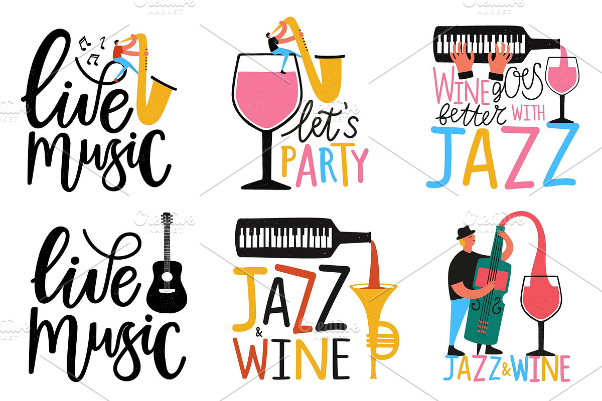 Music, party and wine collection, an Animal Illustration by JULYMILKS (Photo 2 of 8)