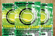 Tennis Camp Team Flyer, a Flyer Template by PenciGraphics (Thumbnail 1 of 3)