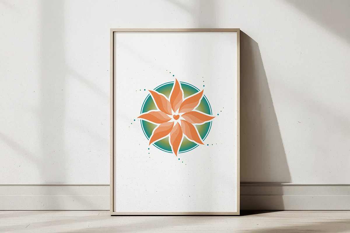 Mindful Floral Zen Logo - Canva & AI preview 5