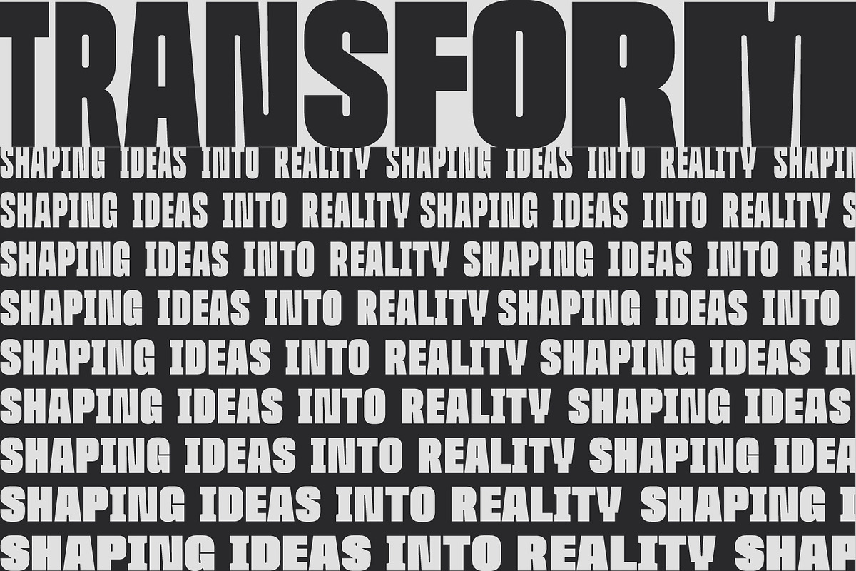Ferron – Bold Sans (9 Widths), a Sans Serif Font by Nollev (Photo 2 of 10)