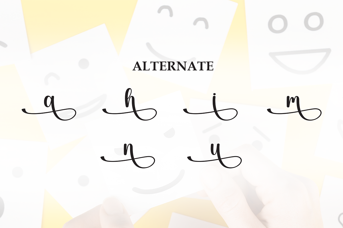 Emotional | Script Font, a Handwritten Font by Scratchones (Photo 8 of 9)