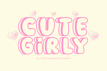 Cute Girly - Display Font