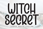 Witch Secret | Script Font, a Script Font by Scratchones (Thumbnail 1 of 8)
