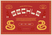 SECKLE - Vintage Display Font, a Font by Rightwheels (Thumbnail 1 of 10)