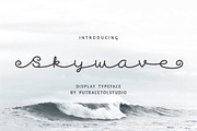Skywave Typeface, a Script Font by PutraCetol Studio (Thumbnail 1 of 7)