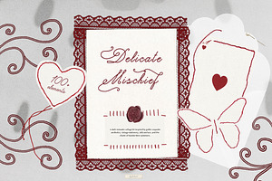 Delicate Mischief Coquette Collage, an Object Graphic by Feelsoul