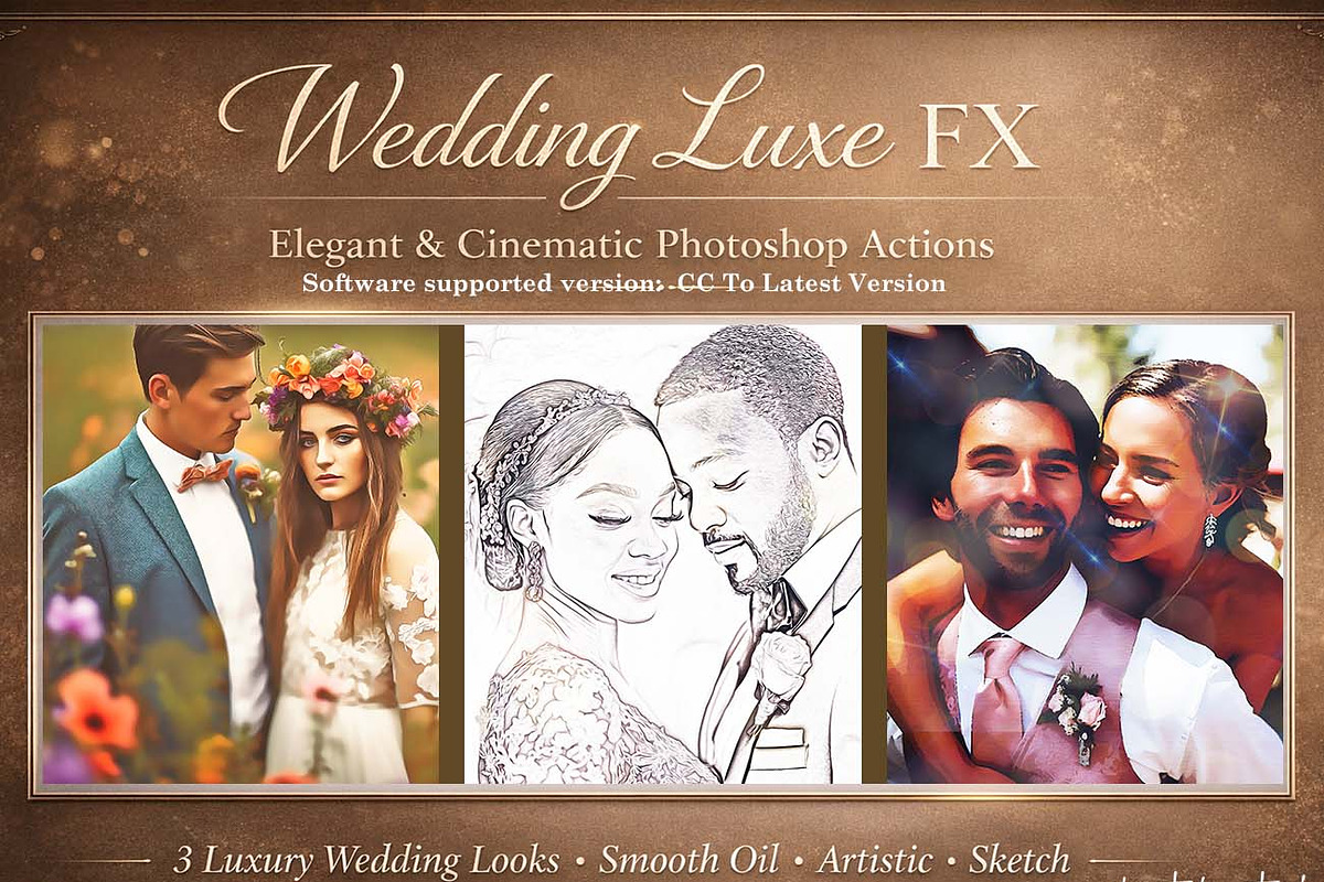 Wedding Luxe FX Elegant & Cinematic, an Action Add-On by Studio Retouch (Photo 1 of 11)