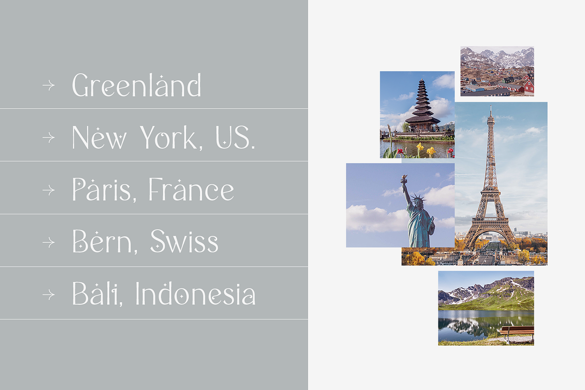Qarlient - Elegant Modern Font, a Sans Serif Font by Pixesia Studio (Photo 5 of 15)