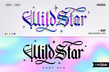 Wild Star Fonts + 3D Set Bundle