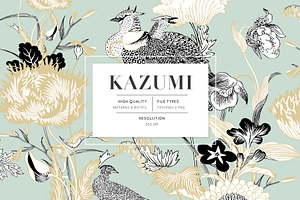 Kazumi, Intricate Japanese Florals