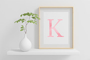 Pink Alphabet Clipart, ABCs, PNG, an Object Illustration by Wild Honey Design Co. (Thumbnail 2 of 3)