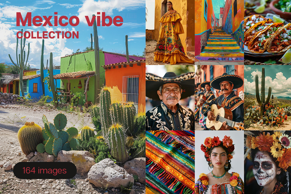 Mexico vibe - 164 images., a Holiday Photo by Handmadefont (Photo 1 of 14)