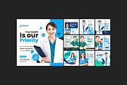 Healthcare medical social media post, a Social Media Template by Tanmoy Topu (Thumbnail 1 of 11)