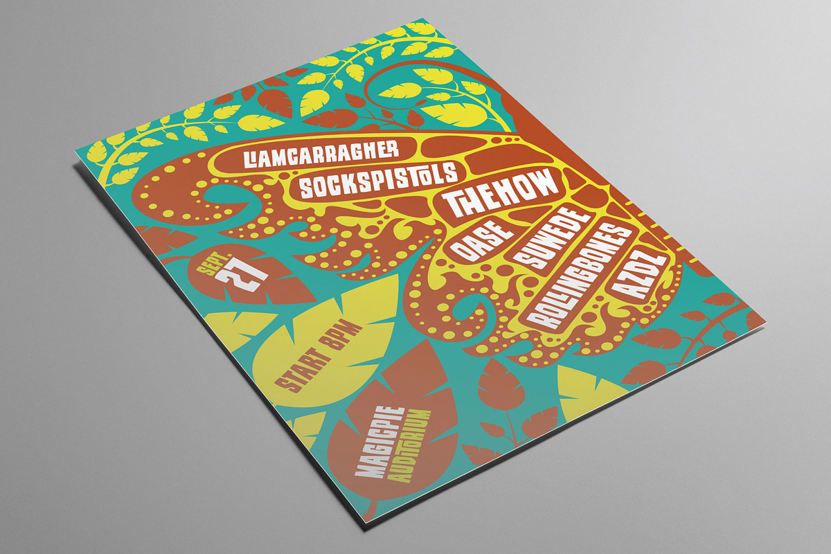 Butterfly Illustrated Flyer, a Flyer Template by ashenterprise (Photo 2 of 3)
