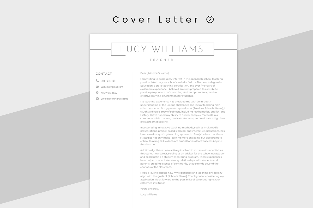 ATS Resume BUNDLE - Professional, a Resume Template by MondaySpark (Photo 8 of 10)