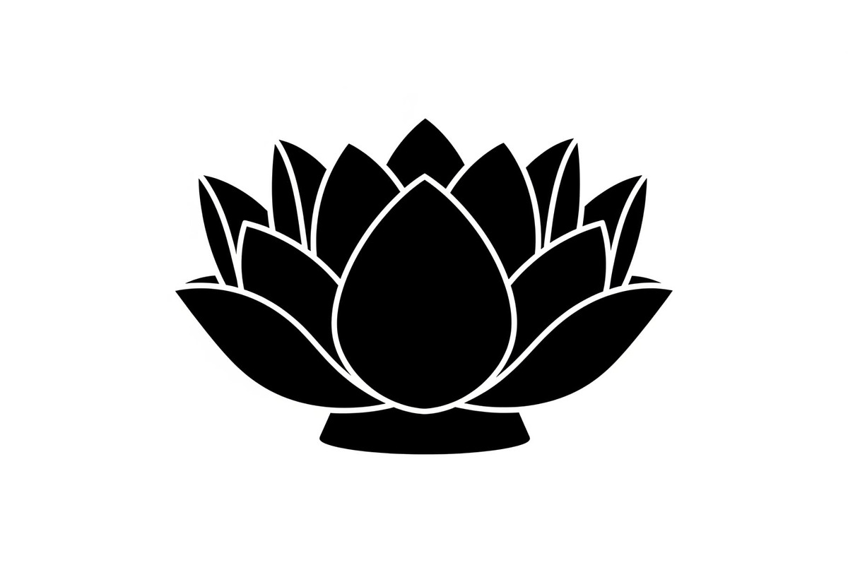 Lotus Flower Silhouette Vector Bundl, an Illustration by Creativeshirt (Photo 43 of 51)