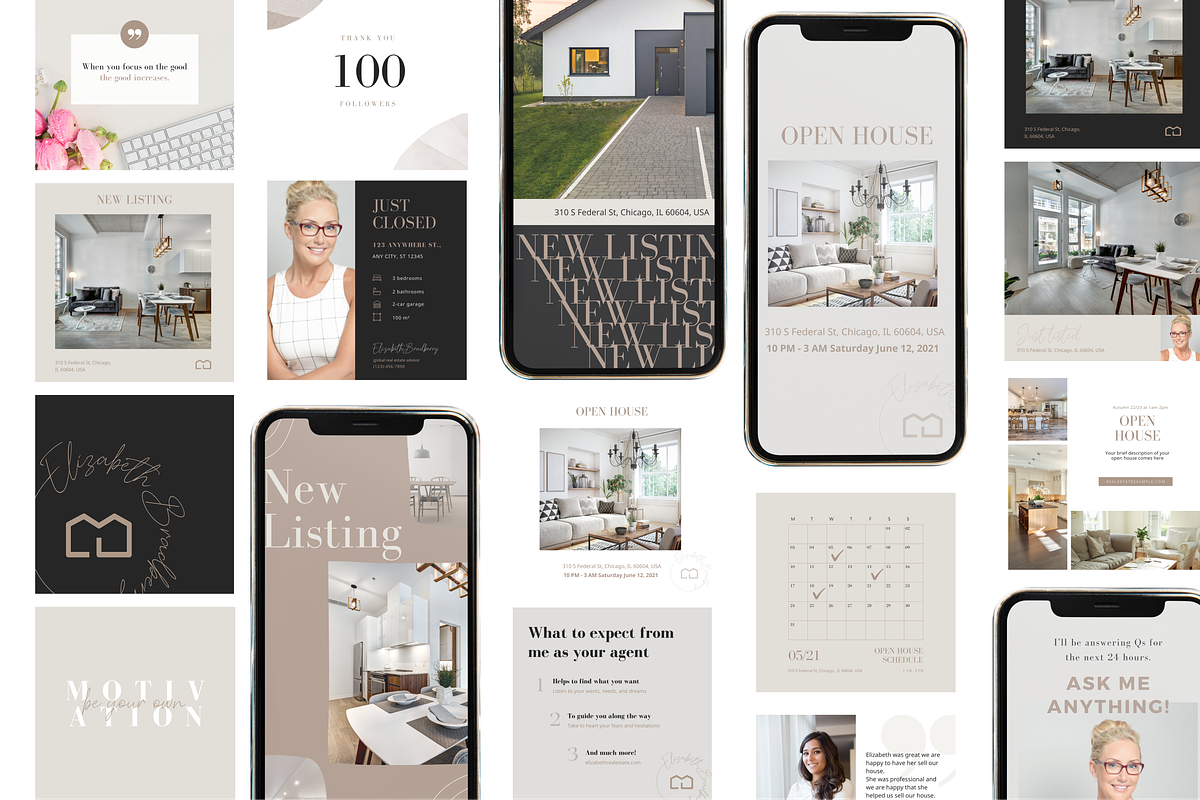Ultimate Real Estate Instagram Pack, a Social Media Template by Estatik Designs (Photo 3 of 17)
