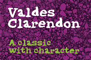 Valdes Clarendon, a Font by Sketchbook B (Thumbnail 1 of 5)
