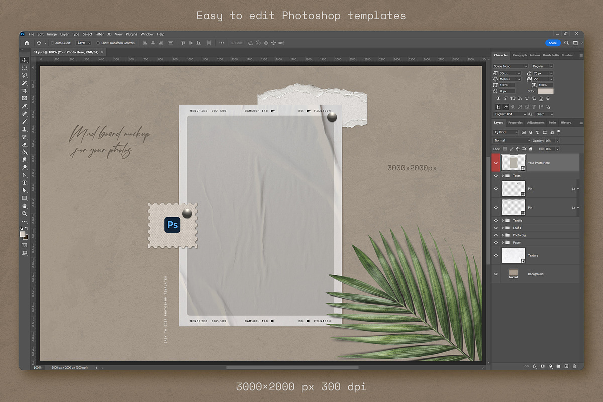Mood Board Photo Templates, a Design Template by Andrew Skoch Design (Photo 9 of 10)