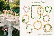 Rococo Wild Rose|Watercolor Tea Time, an Object Illustration by SunnJaneArt (Thumbnail 4 of 11)