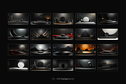 Black Podiums  Background Set, a Background Graphic by Digital Blood (Thumbnail 7 of 9)