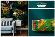 Sunflower Pattern denim, a Wallpaper Graphic by Luiz da Rolt Grathwohl (Thumbnail 7 of 10)