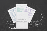 Grimoire - Book of Shadows Scents 2, a Flyer Template by Cheryl.wTf (Thumbnail 2 of 6)